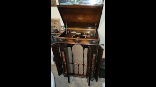 Victors Best Sounding amp Largest Phonograph Ever  The 1926 Orthophonic Credenza  Amazing Sound [upl. by Richey]