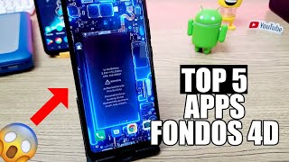 TOP 5 MEJORES APPS PARA FONDOS DE PANTALLA CON MOVIMIENTO EN 3D Y 4D ✅💯 [upl. by Navak]