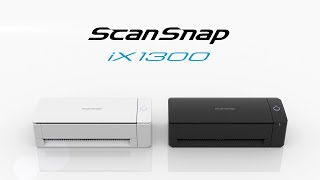 ScanSnap iX1300 機能紹介 [upl. by Yanrahs]