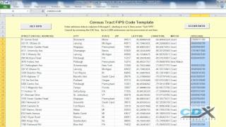 Get Census Tract FIPS Codes in Microsoft Excel [upl. by Misak602]