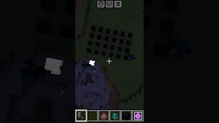 Warden vs End crystal herobrine mine minecraft short null [upl. by Aneehc]