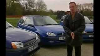 Ford Fiesta Zetec S Vauxhall corsa SRi and Saxo VTS Review Part 1 [upl. by Geffner537]