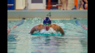 SUNY New Paltz Swimming Green Out vs Adelphi [upl. by Marjie]