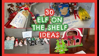 30 ELF ON THE SHELF IDEAS 2023  Easy Elf on the Shelf Ideas  What Our Elf Did Last Year [upl. by Atinet368]