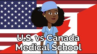 United States vs Canada  Medical School amp Becoming a Doctor [upl. by Einotna]