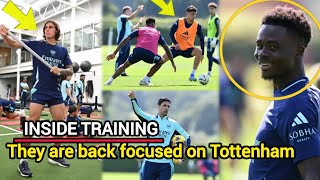 INSIDE TRAINING They are back focused on Tottenham [upl. by Margarete233]