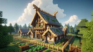 Minecraft MEDIEVAL BARN Building Ideas  100 Different Designs [upl. by Humfried]