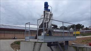 Pig Manure Treatment with a SEPCOM Vertical Separator [upl. by Ehtiaf]