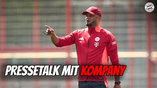 Pressetalk mit Vincent Kompany zum Start des Trainingslagers  🇩🇪 [upl. by Spenser]