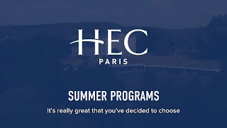 HEC Paris Summer Programs  Practical Information [upl. by Jeu]