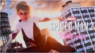 SPIDERGWEN  FULL GAME  AI VOICE  ALL CUTESCENE   But SpiderMan 2 Mods [upl. by Silyhp]