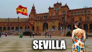 The Ultimate Seville Spain Walking Tour 4K [upl. by Edyak]