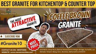 Best Granite For Kitchen  Coffee Brown Granite  Most Attractive countertop kitchentop granites [upl. by Breger964]