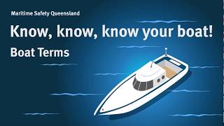 Maritime Safety Queensland  Boat Terms [upl. by Kavanaugh110]