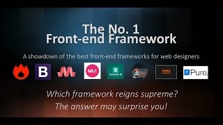 The No1 Frontend Web Framework [upl. by Uel]