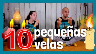 🕯️ Coordinacion dedos niños 🖖 10 pequeñas velas 🕯️ [upl. by Aiceled]