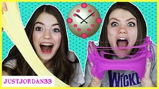 30 SECOND Slime Challenge Making Slime SUPER Fast  JustJordan33 [upl. by Thacker]