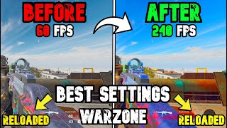 BEST PC Settings for Warzone SEASON 1 Reloaded Optimize FPS amp Visibility [upl. by Eelidnarb]