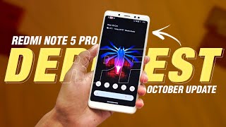 DerpFest 13 Official Update For Redmi Note 5 Pro  Android 13  October Security Patch [upl. by Demb558]