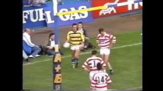 Warrington v Wigan 1989 Locker Cup highlights [upl. by Holladay]