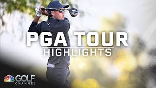 Shriners Childrens Open Round 2  PGA Tour Highlights  Golf Channel [upl. by Yebloc]