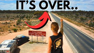 ITS OVER  AMAZING FREE CAMPS in our OFFROAD CARAVAN  Things to see on the NULLABOR  BUDGET TRAVEL [upl. by Asilanna]