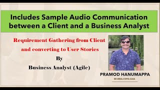 Requirement Gathering from Client by Business Analyst in Agile [upl. by Jephthah162]