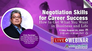 Negotiation Skills for Career Success How to Get What You Want in Business and Life [upl. by Isahella279]