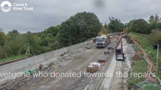 Middlewich breach repairs time lapse video [upl. by Anyat]