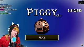 Kreekcraft completes the piggy hunt event in Roblox [upl. by Skip]