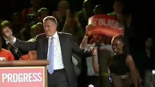 ExMayor Bill de Blasio is running for Congress [upl. by Skiest765]