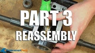 How to Rebuid a TroyBilt Small Frame Transmission PART 34 Reassembly [upl. by Clementi324]