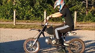 Tao Tao DB17 125cc Pit Bike  Dirt Bike First Time Riding [upl. by Veator782]