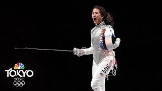 Lee Kiefer wins USAs firstever gold medal in individual foil  Tokyo Olympics  NBC Sports [upl. by Anifur103]