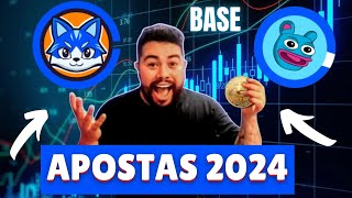 Toshi e Brett Minhas Apostas Cripto para 2024 ANALISE CRIPTOMOEDAS DA REDE BASE [upl. by Nythsa48]