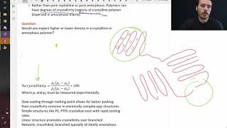 Polymer Crystallization [upl. by Reine]