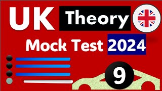 Title Theory Test Practice 2024  UK Official Driving Provisional Licence Exam Part 9 [upl. by Auhesoj]