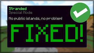 Hypixel Skyblock Stranded is finally FIXED [upl. by Ina454]