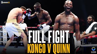 Chris Kongo vs Jacob Quinn  FULL FIGHT  Anthony Joshua Watches Slick Performance 🔥 [upl. by Ycnuahc]