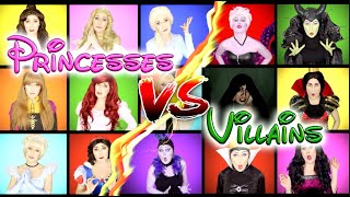 DISNEY PRINCESSES vs VILLAINS  quotWe dont talk about Bruno Parodyquot ENCANTO PARODY [upl. by Raimund748]