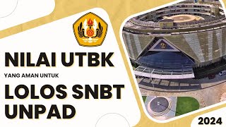 Passing Grade Nilai UTBK untuk Lolos SNBT Unpad 2024 [upl. by Mandal]