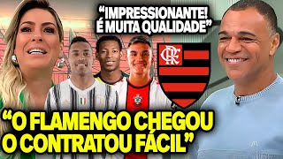 SE RENDERAM AO FLA Denílson e Renata ficaram IMPRESSIONADOS com as novas Contratações do Flamengo [upl. by Albarran]