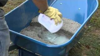 How to Hand Mix QUIKRETE® Concrete [upl. by Omle830]