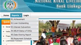 English Demo on Aajeevika SHG Bank linkage portal FINAL with voice [upl. by Andri]