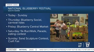 7A  National Blueberry Festival begins in South Haven for 61st year [upl. by Richmond]