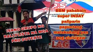 MGA RALLYLISTA SA LIWASAN BONIFACIO MAYBAGONG PLANO PARA KAY SUPER INDAY [upl. by Ikiv]