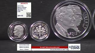 2015 FDR  March of Dimes Special 3 Coin Silver Set  OGP [upl. by Huber]