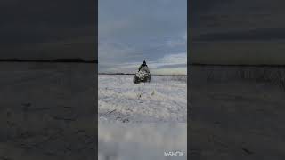 BRP vs Мощный снежный наддув BRP vs snow atv квадроцикл brp 4x4 shorts xmr юмор [upl. by Mackie956]