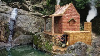 How I Built a Bushcraft Brick Kiln to Build a Dream House for Survival in the Wild Catch and Cook [upl. by Haikezeh]