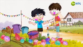 बुध और बद्री ने की Holi में मस्ती  Zee Kids  Comedy Scene  Badrinath and Budhdeb [upl. by Lettig92]